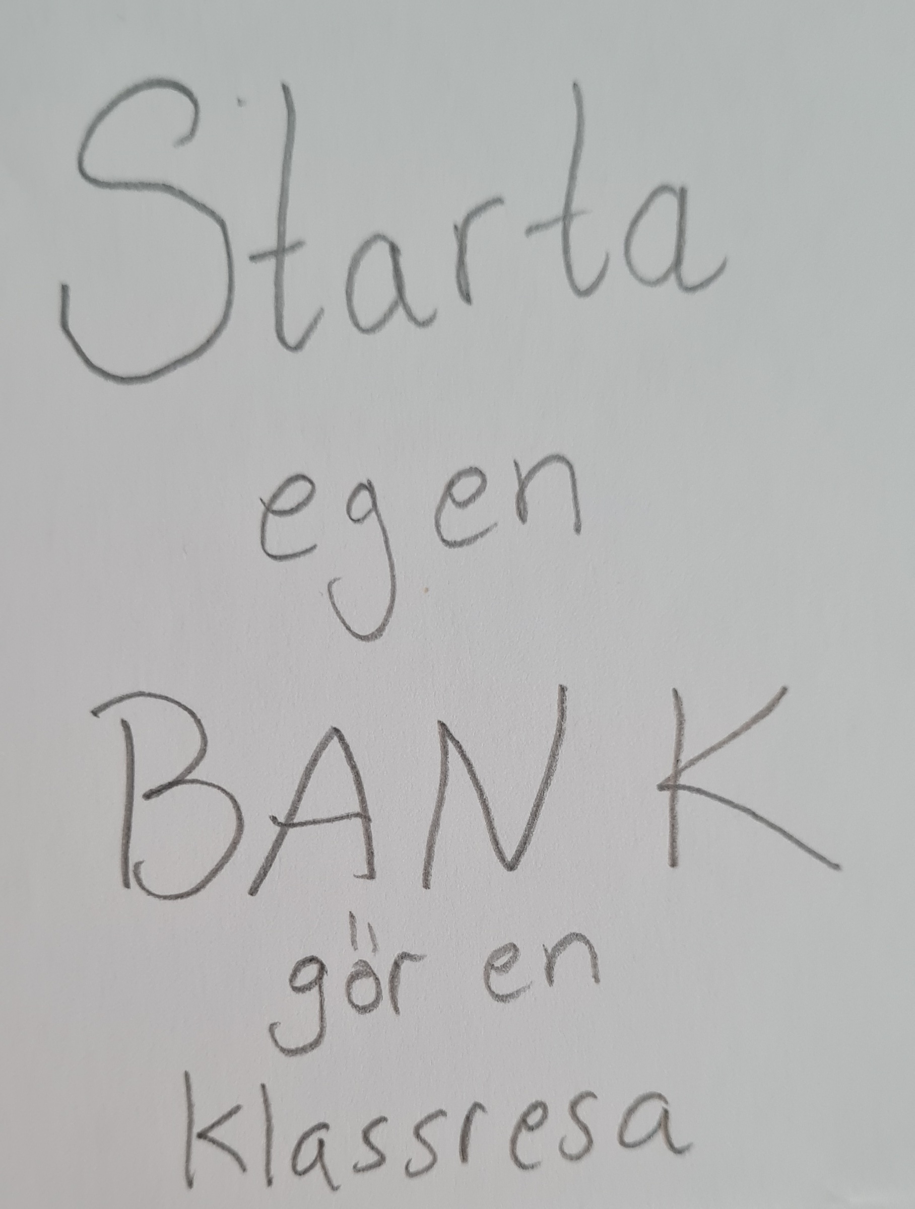 starta egen bank